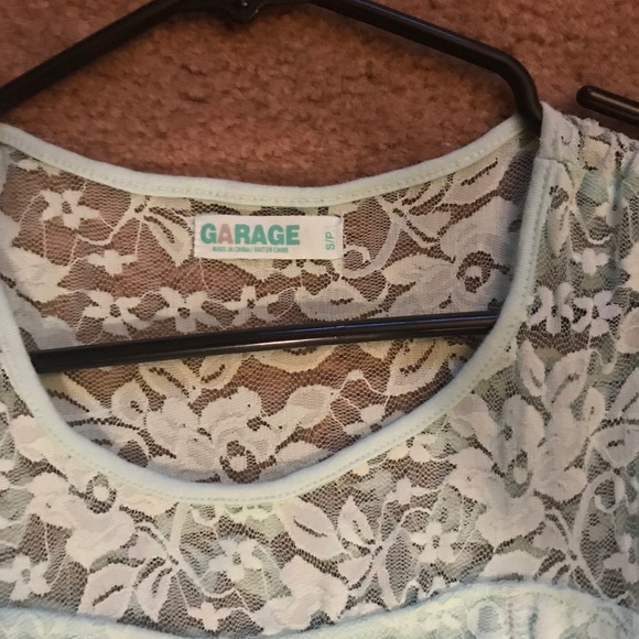 Lacey mint colored skater style dress - Picture 2 of 2